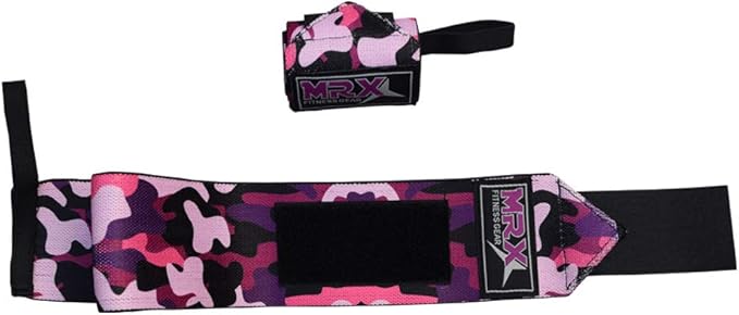 MRX Weight Lifting Wrist Wraps for Wrist Support Lifting Straps Gym Bodybuilding Training Workout for Men and Women