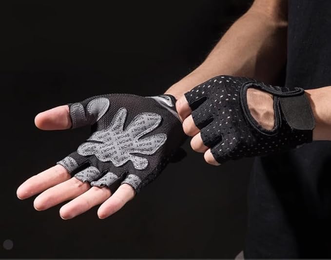 INOGIH Lightweight and Breathable Fingerless-Gym-Gloves for Women - Exercise-Crossfit-Training Gloves for Workout