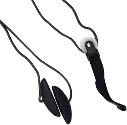 Door Pulley Exercise System for Upper Body Strength Training, Black