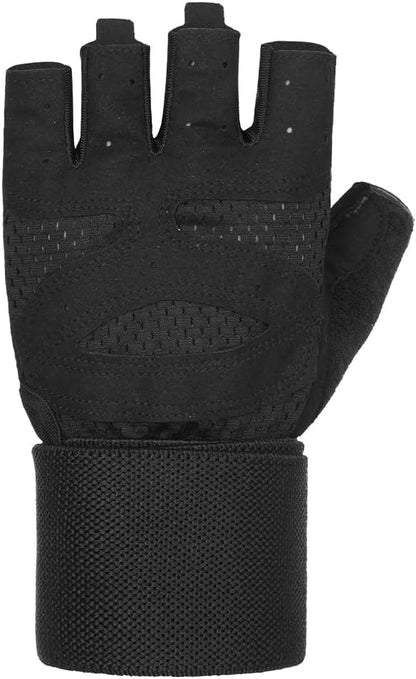 Spartan Weight Lifting Gym Workout Gloves with Wrist Support for Men & Women – Full Palm Protection, Breathable Non-Slip Grip for Training, Fitness, Crossfit, Pull Ups, Lifting, Gym, Exercise