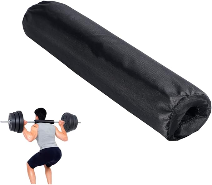 Happyyami Barbell Neck and Shoulder Protective Pad Cushion for Squats Lunges and Hip Thrusts Ergonomic Barbell Pad for Standard Bars Squat Bar Cushion Pad for Weightlifting Fitness