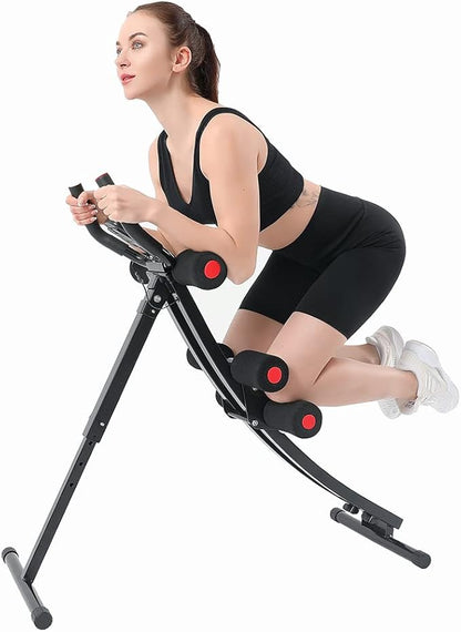 Fitlaya Fitness Core & Abdominal Trainers AB Workout Machine Home Gym Exercise Machine Ab Cruncher Foldable Fitness Equipment
