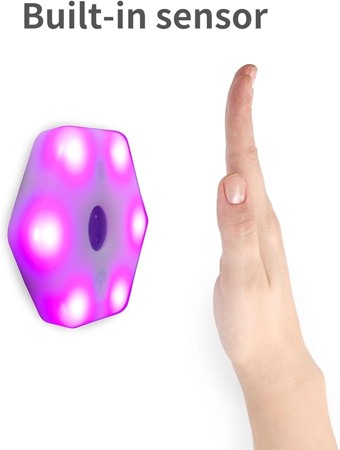 Reaction Training Light Speed Agility Improvement Reaction Lights Training Pods for Soccer Basketball Boxing Training (8 Lights/Set)