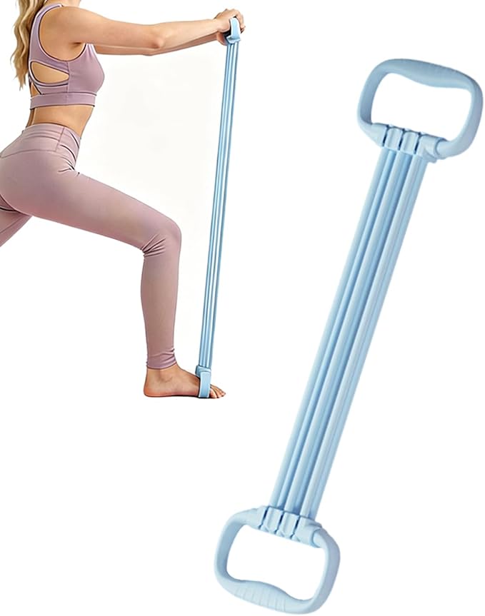 Fitness Resistance Bands Set, Strength Training Exercise Bands, Elastic Workout Tubes with Handles, Portable Home Gym Equipment, Full Body Training Kit, for Yoga Studio Outdoor Park Beach Hotel School