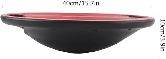 Estink Balance Board, 40cm Wobble Round Physio Training for Yoga Therapy and Rehabilitation Exercises, with Handles to Improve Stability Flexibility
