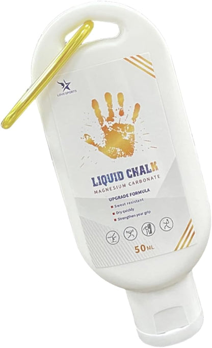 Liquid Gym Chalk Sweat Strong Grip Quick Drying Hand Grip Chalk for Gymnastics, Rock Climbing, Powerlifting Liquid Magnesiums Powder