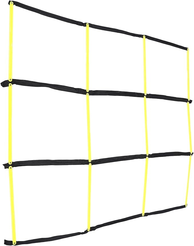 Beaupretty Agility Ladder Football Training Equipment Foldable Speed Agility Ladder with Soft Rungs for Soccer Footwork and Fitness Drills for Speed and Coordination Training
