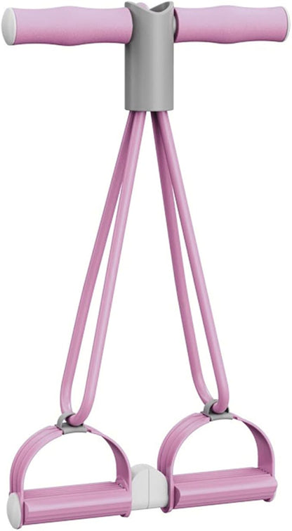 Upgraded Foot-Pedal Resistance Band – Home Abdominal & Waist Toning Fitness Equipment, Multi-Functional Pull Rope for Sit-Ups & Body Workout