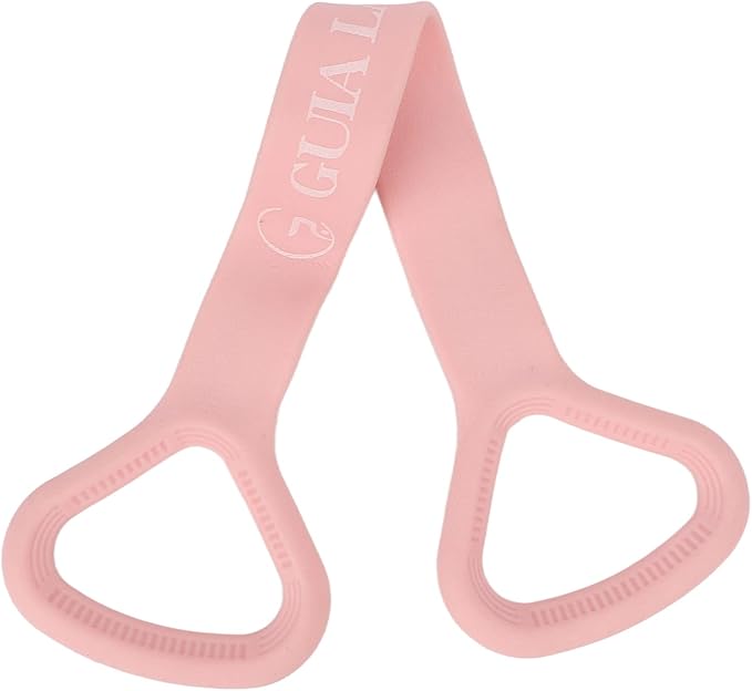 Exercise Resistance Bands Set, Pilates Stretching Kit, Portable Silicone Yoga Bands for Shoulder Workout & Flexibility Training