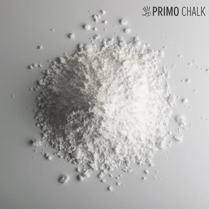 Primo Chalk Resealable Bag: Loose Chalk for Weightlifting, Rock Climbing, & Gymnastics, Made in The USA, Chalk Ball Refill for Superior Grip