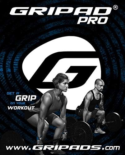 Gripad PRO Weight Lifting Gloves | Heavy Duty Straps | Alternative Power Lifting Hooks | Best for Deadlifts | Adjustable Neoprene Padded Wrist Wraps Support Bodybuilding