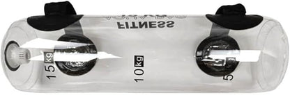 Water Aqua Bag Weight Training for Fitness Workout Building Core Full Body with Instability PVC Handles Includes Air Pump