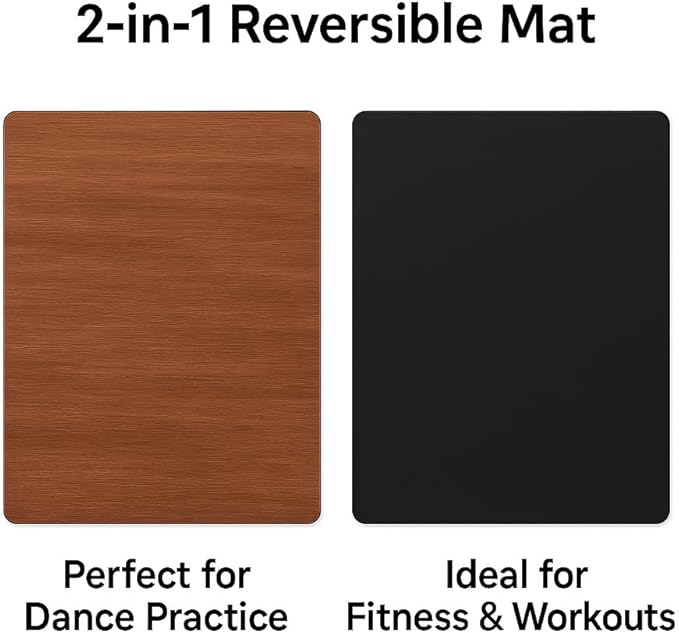 Marley Dance Floor – Portable 6 x 3 ft Non-Slip Vinyl Mat for Ballet, Lyrical & Tap – 2mm Thick, Lightweight, Rollable – Ideal for Practice at Home, Studio, or Outdoors