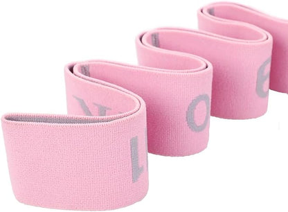 2-Pack Yoga Straps with 11 Loops - Adjustable Elastic Stretching Bands for Pilates, Dance, Ballet Gymnastics & Physical Therapy, Multifunctional Flexibility Exercise Equipment