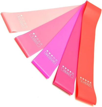 Resistance Loop Exercise Bands Exercise Bands for Home Fitness, Stretching, Strength Training, Physical Therapy,Elastic Workout Bands for Women Men Kids