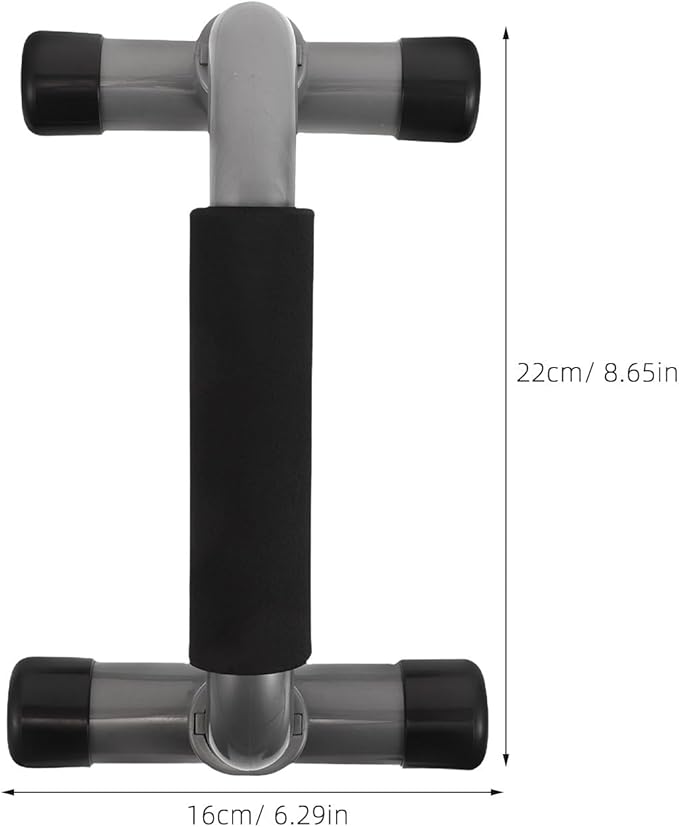 H-shape Push up Bars Pair Non-slip Grip, Ergonomic Parallel Parallette Bars for Home Chest Workout and Floor Strength Training Equipment