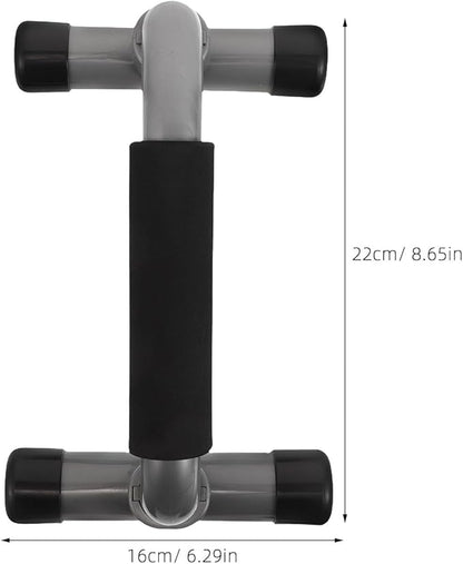 H-shaped Pushup Bars Pair for Home Gym Equipment, Non-slip Parallettes Bars for Chest Muscle Training and Strength Workout, Portable Fitness Pushup Stands for Men and Women