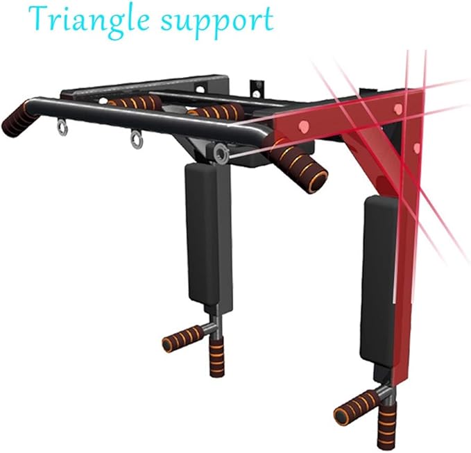 Wall-Mounted Pull-Up Bar, Multi-Function Extension Bar Exercise, Home Fitness Equipment, Movable, Load 200Kg,Style3