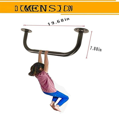 Wall mounted pull-up bar, suspension rod,cloud ladder, indoor fitness training, climbing cloud ladder,wall mounted horizontal bar pull-up bar,