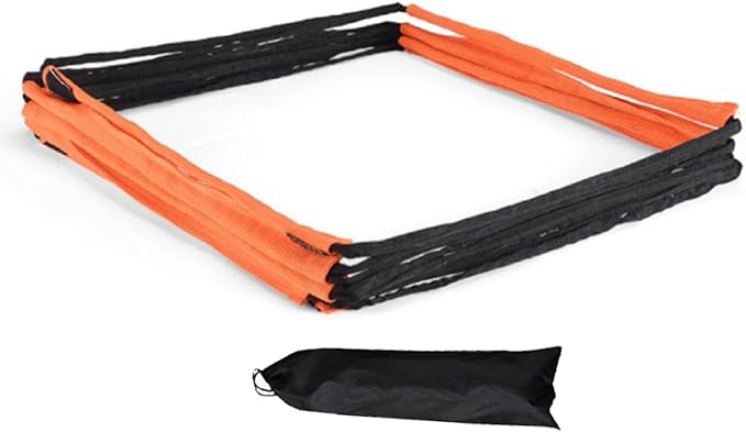 Speed Ladder Agility Ladder, Footwork Training Equipment, Portable Multipurpose Flexible Training Equipment, for Outdoor and Indoor Sports Workout(6 Grids)