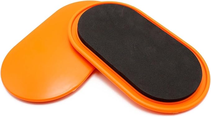 Core Sliders for Workout, Elliptical Gliding Discs for Abdominal Training, Thickened ABS Plastic Fitness Sliders for Home Gym Pilates & Yoga (Pair)