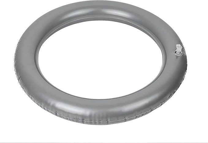 Yoga Ball stabilizer Base with Anti Slip Ring - Used for Home Gyms and Offices, PVC Fitness Ball Holder with Anti Slip Stability and Enhanced Safety (Light Gray)