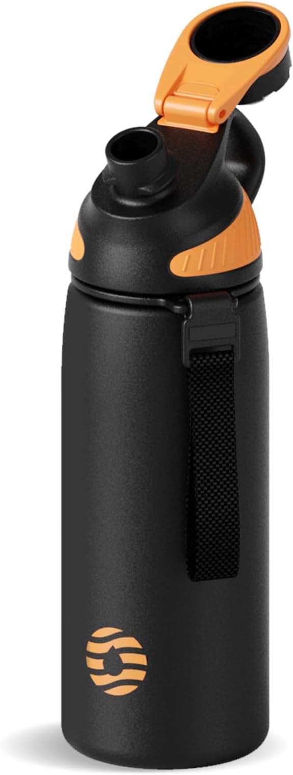 Fjbottle Insulated Stainless Steel Water Bottle, 20 Oz Leakproof Water Bottles, Ice Reusable Tumbler, Double Wall Vacuum Jug, Lightweight Durable for Traveling & Sports, Workout, 20oz