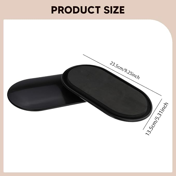 Core Sliders 2-Piece Set, Ab Pads for Beginner Home & Gym Workout, Portable Lightweight Sliding Discs for Dance Exercise