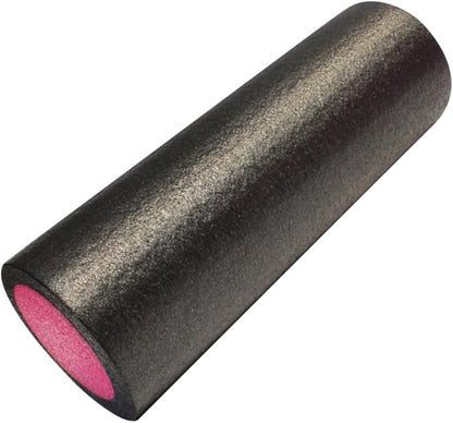 BESTonZON Yoga Roller Foam Massage Stick Epe Solid Column Fitness Roller 30x15cm Black for Muscle and Balance Training