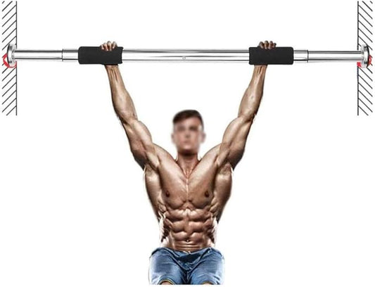 Pull-up Bar,Wall Mounted Pull Up Bar,Home Fitness Door Exercise Bar Upper Body Workout Doorway,Adjustable,Load 80kg,for Home Gym Workout