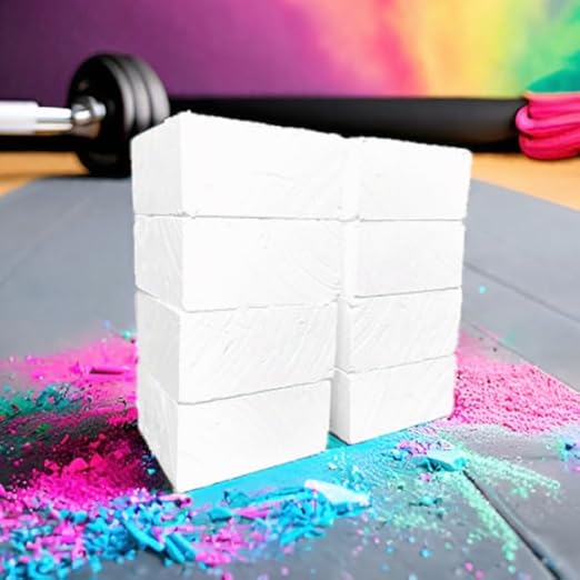 Nexo Premium Chalk for Weight Lifting & ASMR - 1LB (Eight 2oz Blocks) Top Pick Crushable Gym Chalk