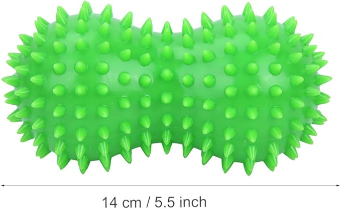 EVTSCAN Soft Spike Yoga Massage Ball, Muscle Fitness Massage Peanut Ball, Foot Massage Tool, Fitness Exercise Tool