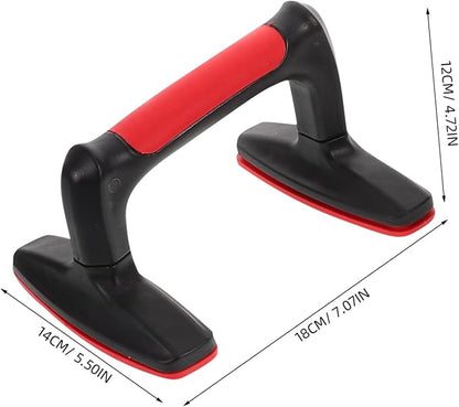 POPETPOP 2pcs Ergonomic Non Slip Parallettes Bars for Home Gym Workouts Stable Design Durable Handles for Push Ups Calisthenics Equipment for Men and Women