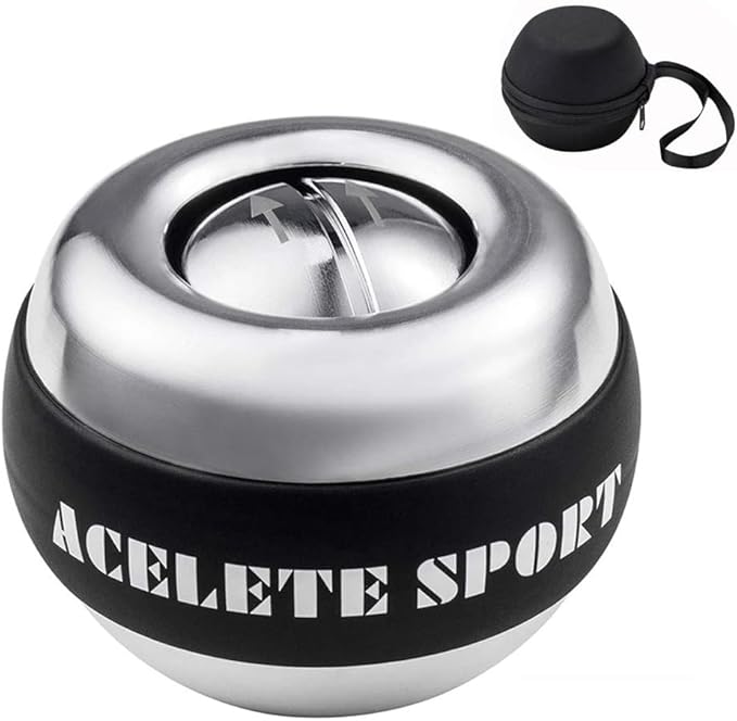 Gyro Ball Wrist Exerciser Gyroscope Ball Forearm Strengthener for Stronger Wrist Bones and Muscle