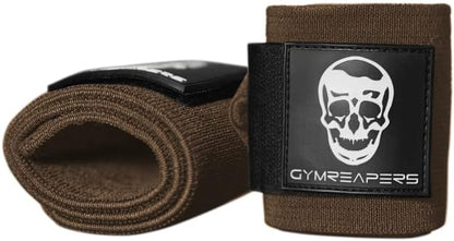 Wrist Wraps Weightlifting - Stiff Heavy Duty 18 inch Wraps With Thick Thumb Loop For Powerlifting, Bodybuilding, Cross Training, & Heavy Presses