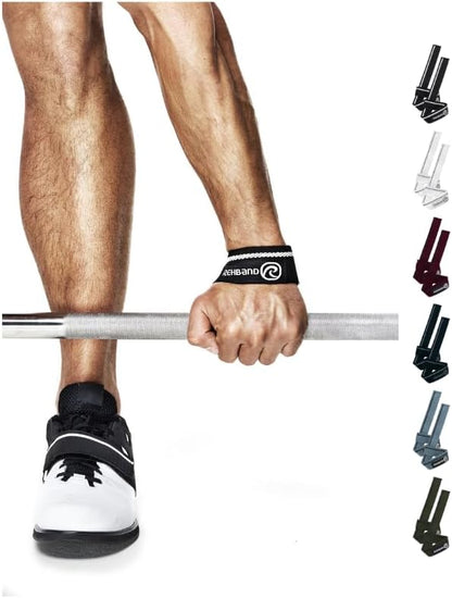 Rehband Lifting Straps for Strength Training, 1 Pair Fitness Pull Straps, 100% Cotton, 56cm Grip Support for Bodybuilding, More Grip Strength Weightlifting