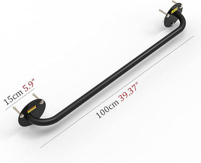 Wall-Mounted Horizontal Bar, Pull-up Bar, Indoor and Outdoor Sports Strength Training Equipment, Home Gym Fitness Pole, Safe Load 300kg (Style1)