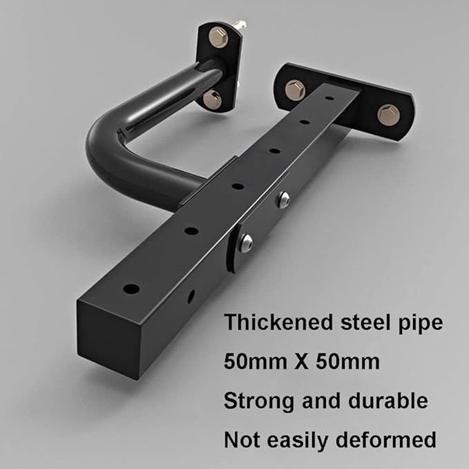 Fitness Equipment Wall-Mounted Pull Up Bar Home Gym, 660Lbs Capacity Heavy Duty Chin Up Bar Upper Body Workout Bar for Strength Training Equipment, Fitness Ex