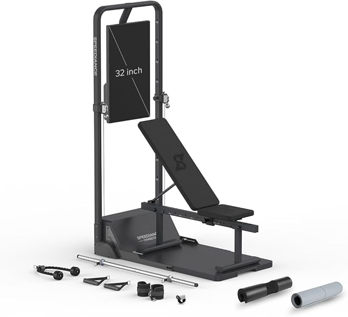 Speediance Gym Monster Smart Home Gym, Multifunctional Strength Training Machine, Smith Machine Power Cage Workout Station, Squat Rack Cable Machine, Full Body Fitness Equipment for Home Workout