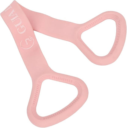 Exercise Resistance Bands Set, Pilates Stretching Kit, Portable Silicone Yoga Bands for Shoulder Workout & Flexibility Training