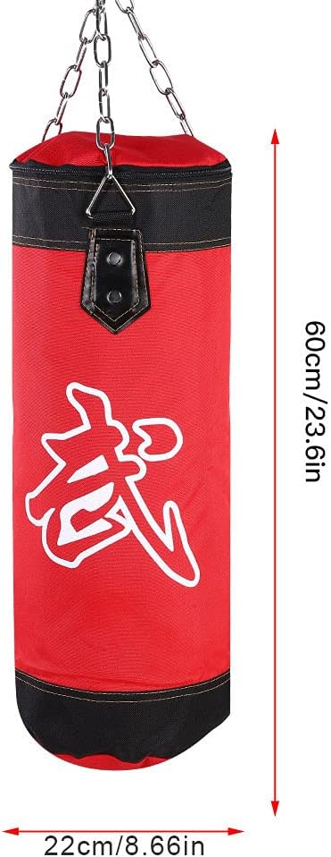 Fitness Sandbags, Boxing Bag Hanging Punching Bag Sports Training Equipment for Kickboxing, Muay Thai, Home Gym Equipment