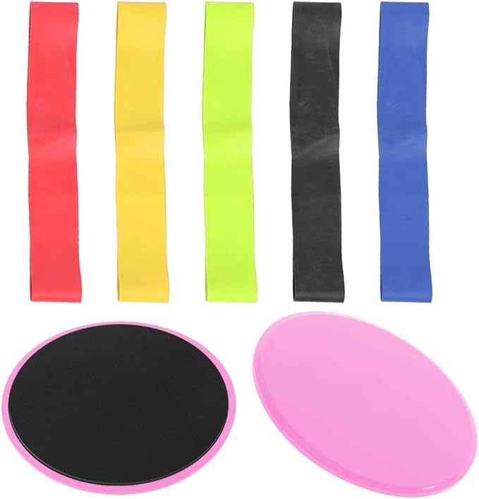 Fitness Sliding Discs, Core Slider Workout Disks for Low - Impact Training, Smooth Slide Mat for Home Gym, Aerobics and Calisthenics with Non - Slip Bottom