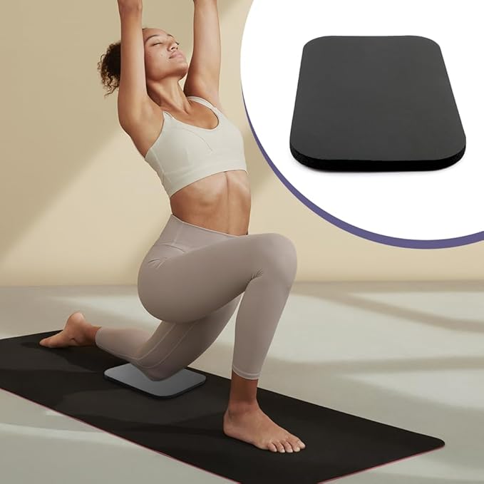 Yoga Knee Pad,High Density Foam NBR Material Yoga Knee Cushion,Clear Up Pain During Exercise,Exercise Pads for Knees Elbows Wrist,Ideal for Pilates and Planks