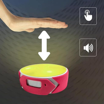 Reaction Training Lights, Agile Fitness Light with 4 Light Colors and 4 Modes, 270° Viewing Angle and Smart Remote Control, 56MM Round Design, Physical Training
