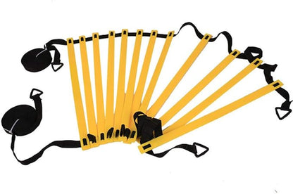 TopHomer Agility Ladder Speed Training Equipment Set Football Training Equipment Set Includes Agility Ladder Resistance Parachute Agility Disc Cones Steel Pegs