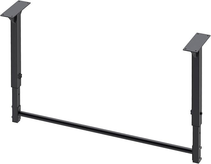 Kipika 48" Ceiling Mounted Pull Up Bar, Heavy Duty Multi-Grip Chin Up Bar,Mounted Pullup Bar, Adjustable Height, Pull Up Bands for Chin Ups & Body Stretching, Ideal for Home Gym and Strength Training