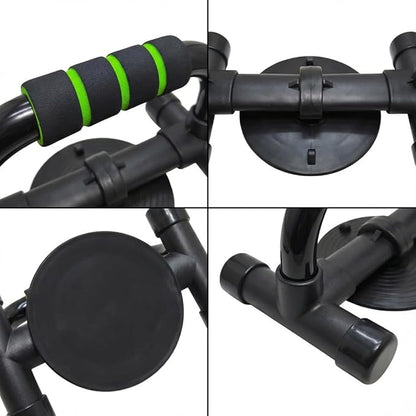 Push Up Stand with Suction Cup Base for Ultimate Anti-Slip Stability, Home Gym Equipment for Men & Women, Chest Workout with Comfort Foam Grips