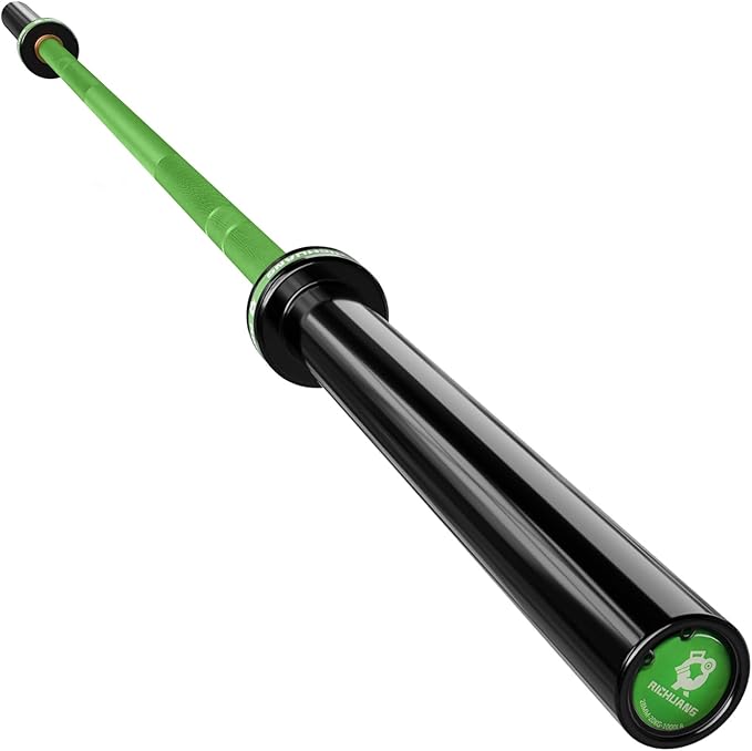 7ft Olympic Barbell, Weightlifting Barbell 28mm 45lb - 500/700/1000lbs Capacity with Smooth Spinning Sleeves, Olympic Bar Fits 2" Olympic Plates, for Snatch Clean Jerk - Home Gym Training