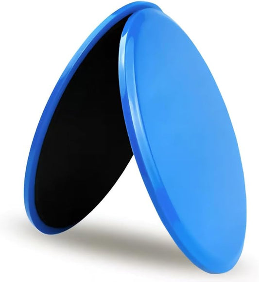 2-Pack Exercise Sliders & Fitness Discs – Dual-Sided Exercise Gliding Discs for Core Workouts & Pilates. Use on Carpet or Hardwood Floors. Light, Portable, Perfect for Abdominal, Core Training for Women and Men.