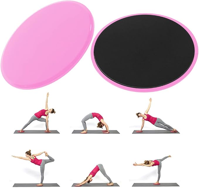 Fitness Sliding Discs, Core Slider Workout Equipment, Low - Impact Sliding Disks for Home Gym, Smooth Slide Mat for Abs, Strength and Stability Training